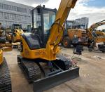 Japan 5 tons of second-hand mini strong power Komatsu crawler excavator PC55MR.