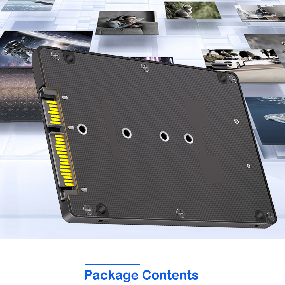 M.2 SATA to 2.5 Inch SATA III Adapter for NGFF SSD