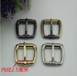 Superior Custom Handbag Hardware Light Gold 1 Inch Iron Rolled Pin Buckle