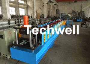 China PLC Control Cable Tray Roll Forming Machine For 16 Stations Forming Stand With Hydraulic Cutting factory