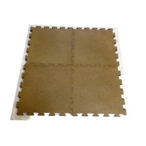 1000X1000X15mm Interlocking Rubber Mat Puzzle Edge Interlocking Fitness Mats