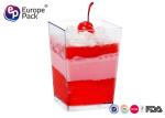 Dessert Plastic Square Cups