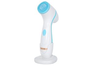China Gentle Exfoliation Rechargeable Facial Spin Brush / Skin Care Spin Brush factory
