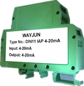 China 4-20mA Passive Signal Isolated Converter Green DIN rail mounted signal Conditioners factory