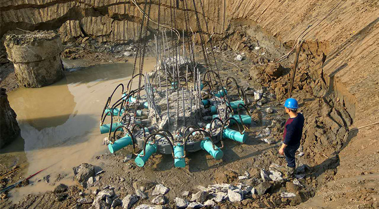 BYMK-180S Hydraulic Concrete Pile Breaker/Cutter for your piles construction manufacturer