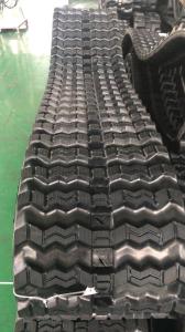 China ZZS450x86x56 Zigzag Pattern Skid Steer Loader Size Adjustable Rubber Track factory