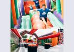 185 Meters Long Big Adults Inflatable Obstacle Course Course From Guangzhou