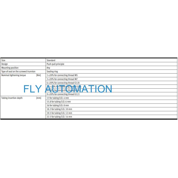 Festo Connector NPQH-D-Q10-E-P10 Pneumatic Tube Fittings 578326