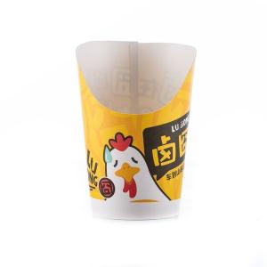 China Kraft Paper Disposable Paper Cup Waffle Cups With Customized Logo Stable factory