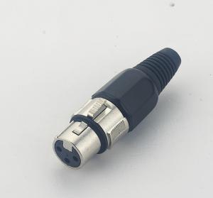 China Male or Female Classic 3 Pin Audio Video XLR Connectors Plug DA1013 factory