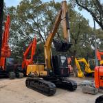 Low price sale of original hydraulic track type Sany SY135 second-hand excavator