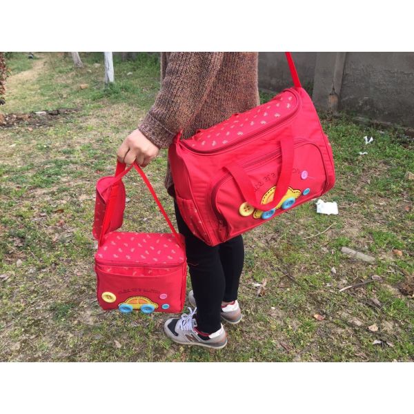 4pcs One Set Mommy Diaper Bag Multi Function Maternity Mother Baby Stroller Bags