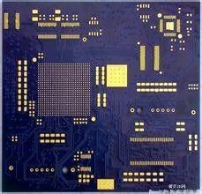 China Multilayer PCB HDI Differential impedance with Blue soldermask factory