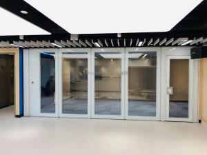 China Sound Insulation Demountable Partition Wall Demountable Glass Partitions 85mm factory