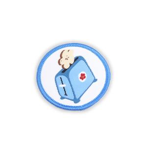 China Embroidery Woven Logo Patch Ironing Backing For Garments Tablecloths Decoration factory