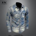 2022 Unique Design Spring Fashion Men's Retro Flower Shirt Casual Style Dress