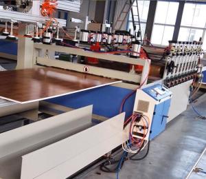 China Display Board Wood Plastic Composite Extrusion Line , Full Automatic factory