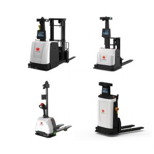 China Intelligent Warehouse Pallet Handling Unmanned Forklift Handling Autonomous AGV Forklift Robot factory