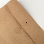 Envelope Style Eco Friendly Custom Jute Paper Bag For Clothing Packaging
