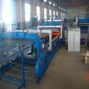 China Ribbed Rebar Net Wire Mesh Manufacturing Machine , 220V Stainless Welding Machine CNC factory