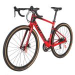 R8.7KG ETROSPEC 22S Carbon Fibre Gravel Bike Red 700x40C Tire For Men