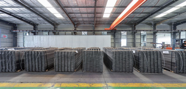 F82 Concrete Reinforcement Welded Wire Mesh 7.6mm Ribbed Steel