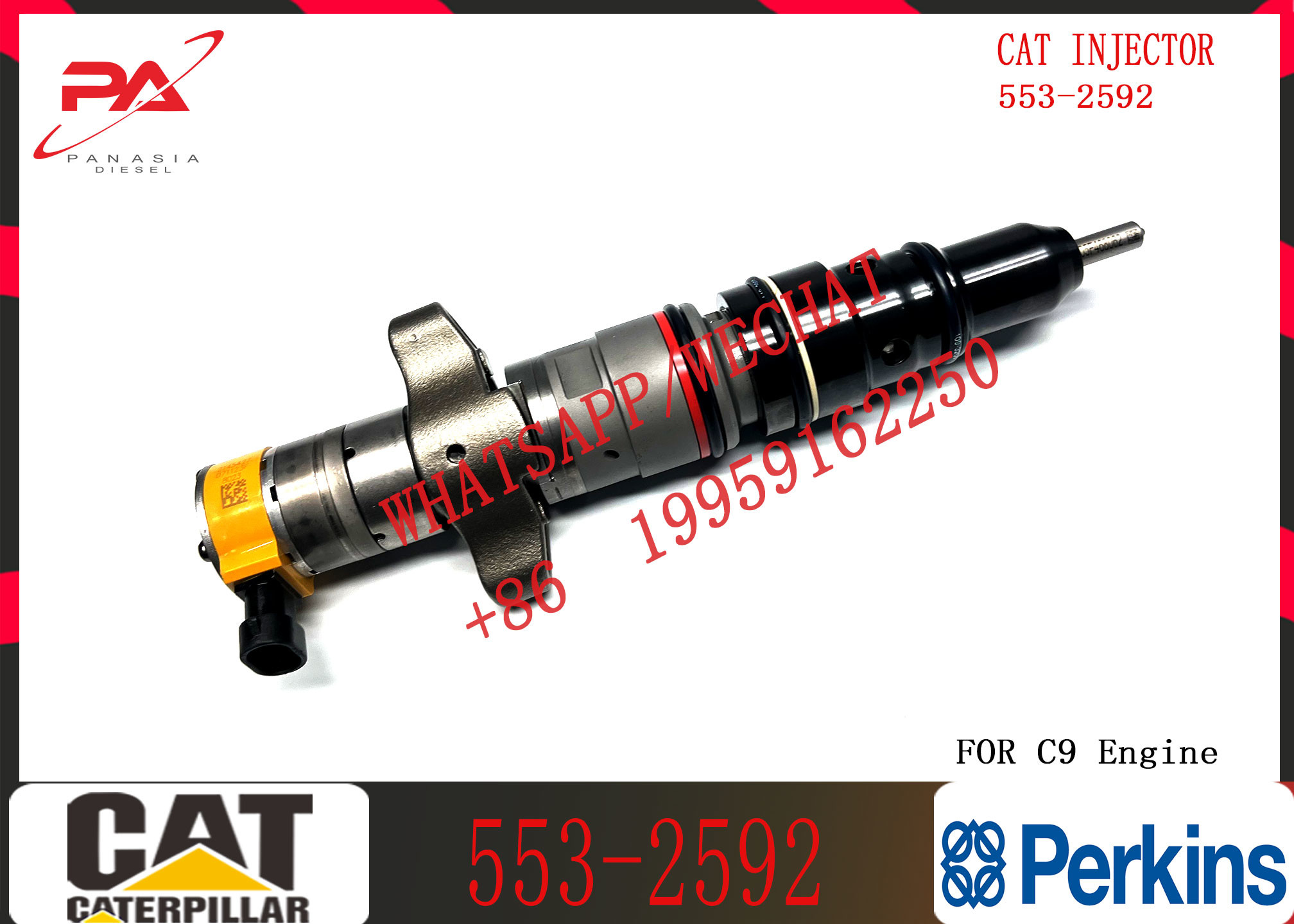 Common Rail Injector Assy 293-4067 293-4074 10R-9003 10R-7223 10R-4764 10R-2828 10R-4844 328-2573 553-2592