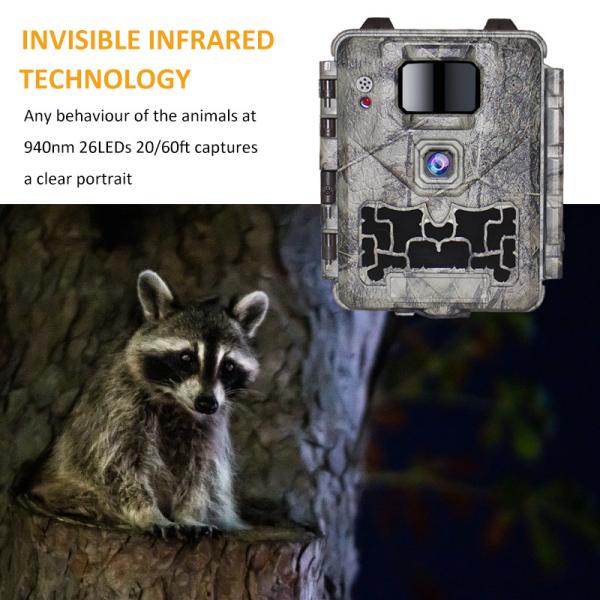KW561 Trail infra Cam Mini 30MP 0.25s Speed 4K Video Resolution Waterproof CMOS