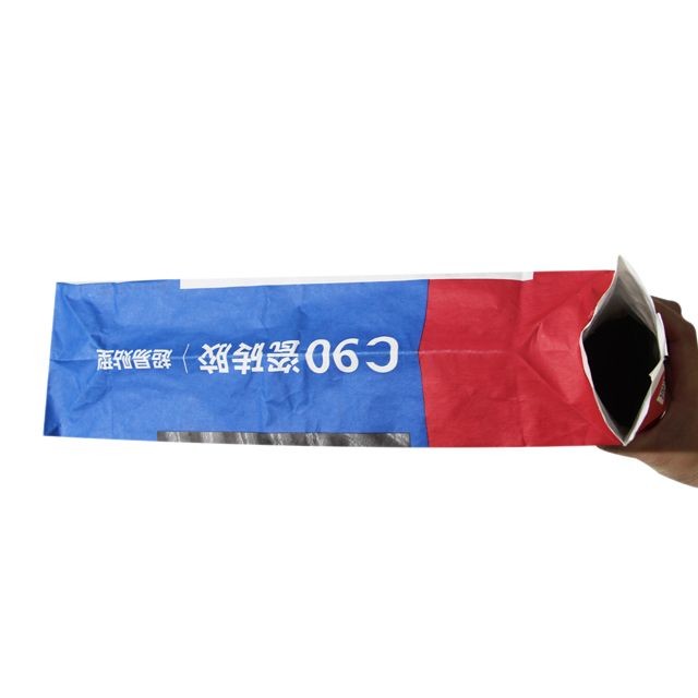 20kg Valve Kraft Paper Bag Packaging Custom Structure Shape Size Water Resistant