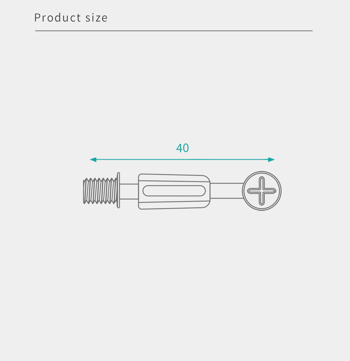 Minifix Connecting Bolts