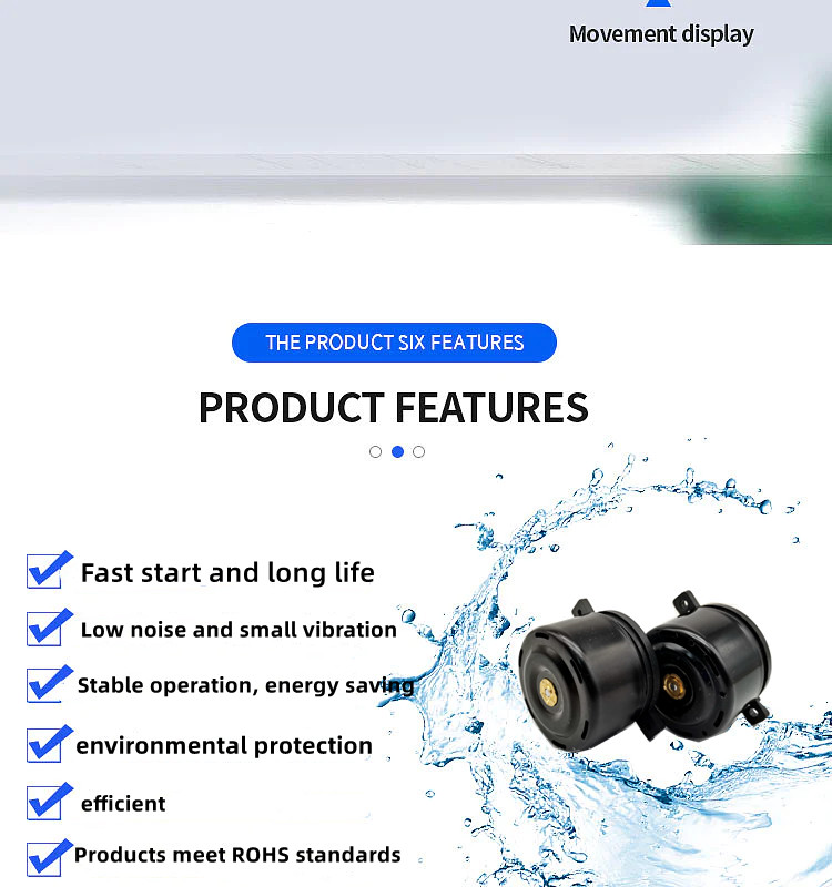 3725 24 Volt Brushless DC Motor Moistureproof Portable 4.3x3.5cm