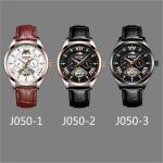 Watches men luxury brand automatic luminous moon phase watch Leather fashion