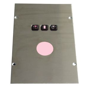 USB IP65 waterproof 38mm chameleon backlit trackball pointing device