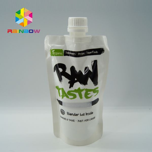 China Customized Printed Honey Packaging Bag with Spout/Stand Up Pouch for Bee Honey factory