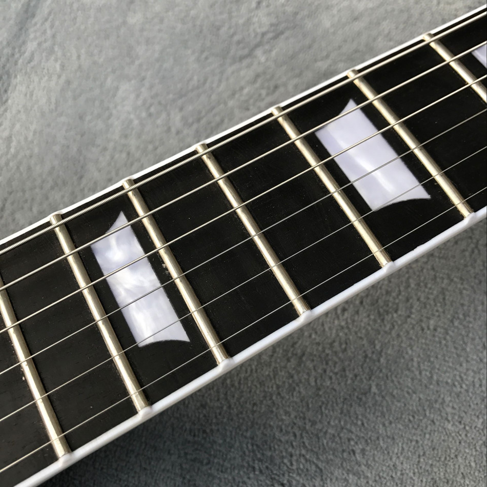 Black 1959 R9 LP standard electric guitar, ebony electric guitar, adjust adjacent Matic bridge
