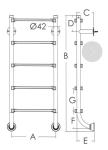 3 Steps 1.2mm 316 Stainless Steel Swimming Pool Ladder