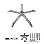 Electroplated Color Office Chair Base Replacement Removable Five Star Foot