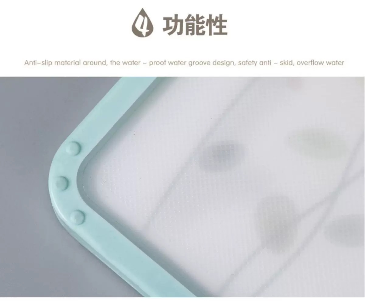Non Slip Double Sided Thickened Polypropylene Cutting Board Safe