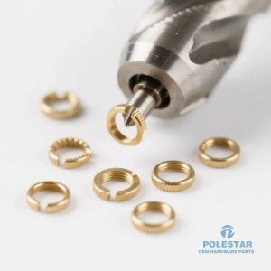 China Precision Miniature Brass Stop Rings CuZn39Pb3 Model Making Drills on sale