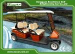 EXCAR Club Car Electric Golf Buggy cart Brown Red For 4 And 2 Passenger