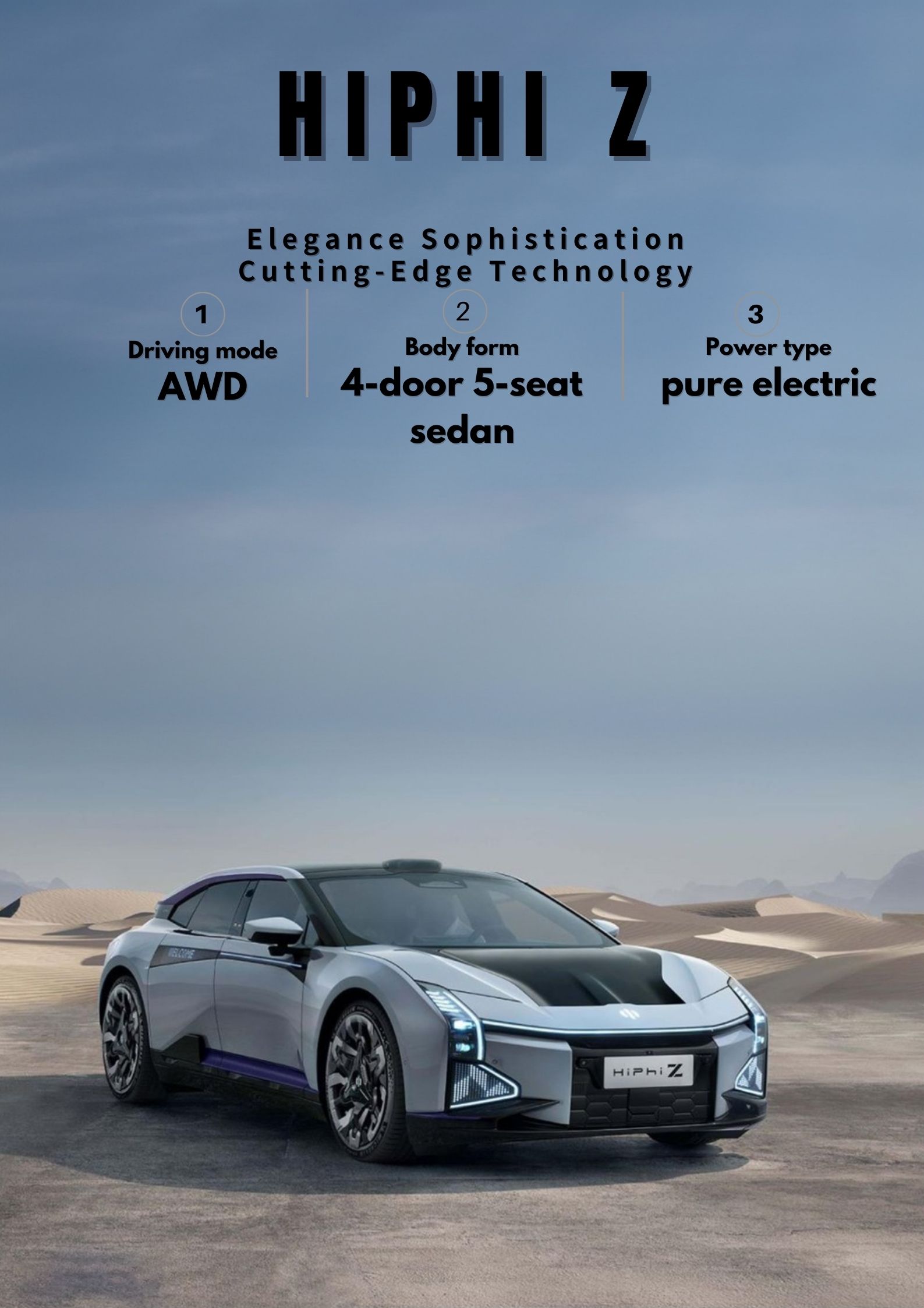 2023 Light Interior Deposit High Speed Pure Electric Car with Ternary Lithium Battery