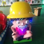 Hansel children toy ride amusement park fiber glass coin operated ride toys