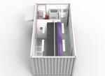 Integrated Shipping Prefabricated Containerized Data Center White Or Black