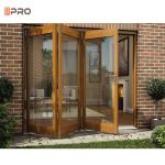 Restaurant Aluminium Bifold Doors Double Glazed Sliding Accordion Folding Door