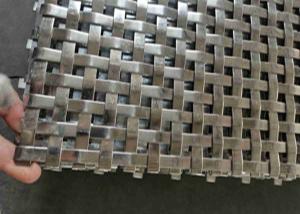 China 16mm Hole 8mm X 2mm Flat Metal Mesh SS304 High Strength And Durable factory