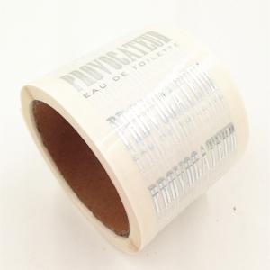 China Rectangular cosmetic Gold Foil Printing Die Cut Stickers factory