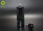 Transparent Black Color Essential Oil Bottles Bulk 50ml Round Thick Bottom