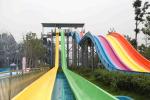 Colorful High Speed Adult Water Slide with Water Amusement Park Construction for