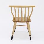 Natural Walnut Vintage Wooden Classic Customized Solid Wooden Dining Chair for