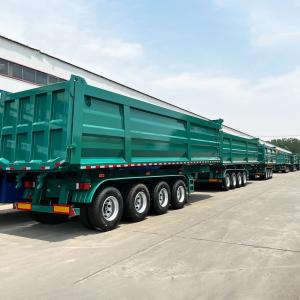 China 40ft 2/3/4/5/6 Axle 40 Ton 60 Tons 70t Rear Trailer Tipper Truck Dump Semi Trailers factory